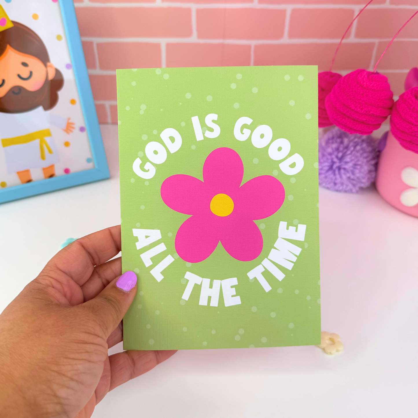 God Is Good 5"x7" Greeting Card