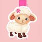 Adorable Sheep Magnetic Bookmarks (Set or Indiviual)