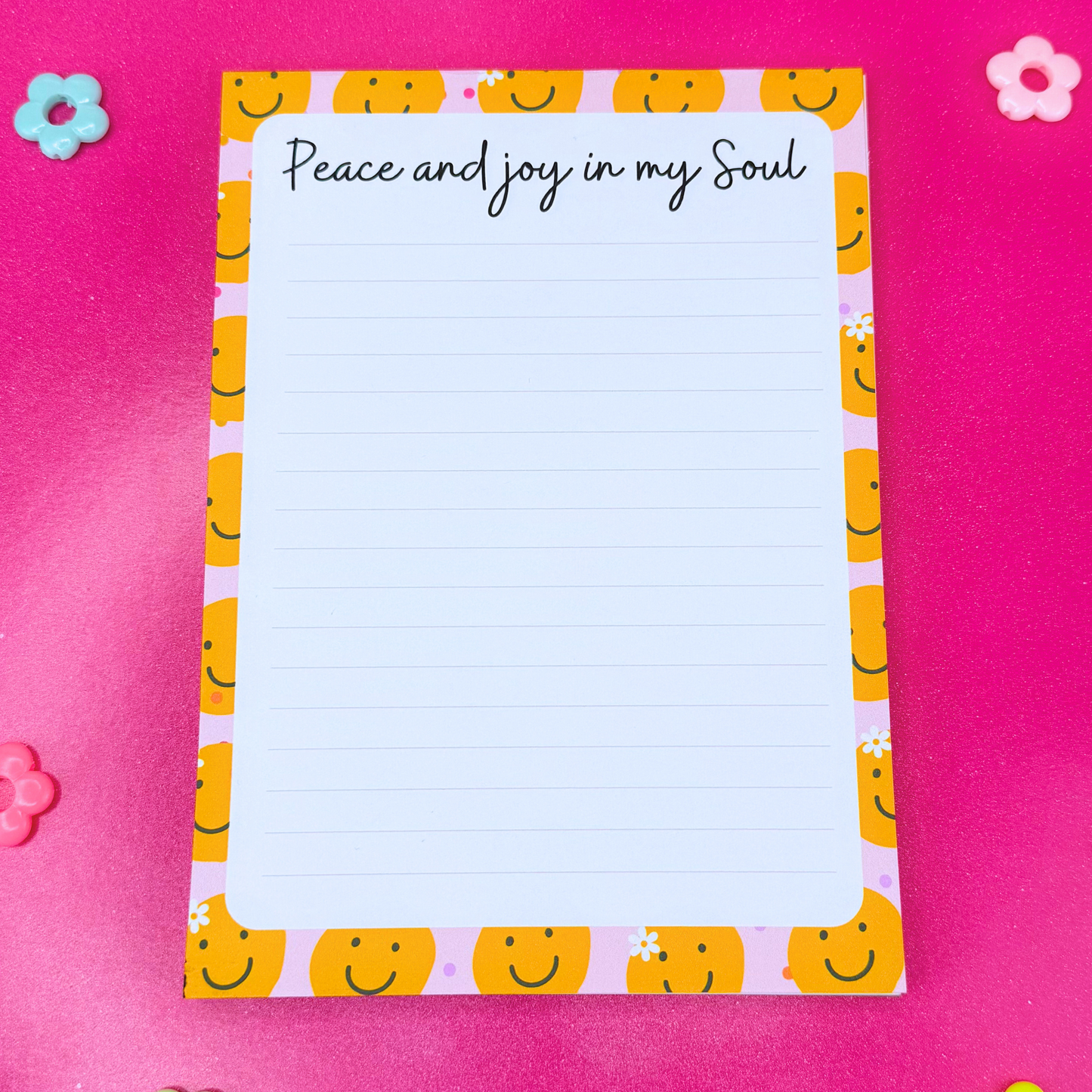 Peace and Joy in my Soul Notepad 5x7