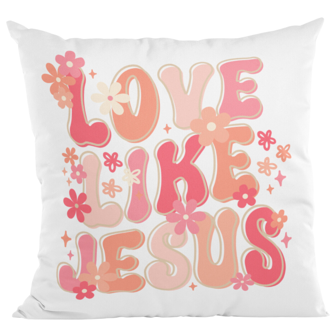 Love like Jesus Decorative Pillow