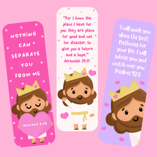 Colorful Biblical message #3 Bookmarks Set of 3