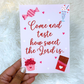 Come and Taste How Sweet the Lord is 5"x7" Greeting Card