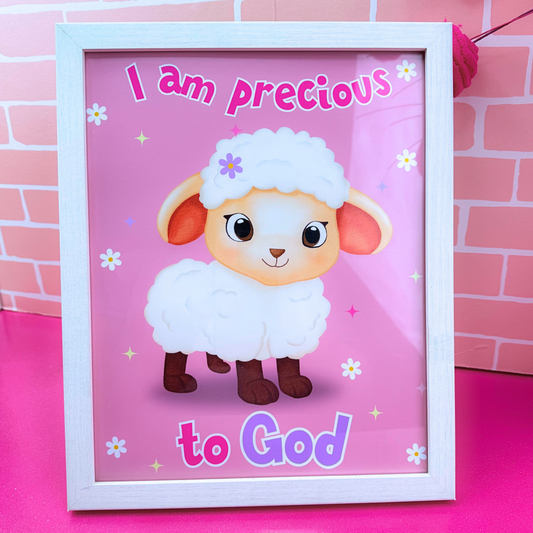 I am Precious to God Art Print