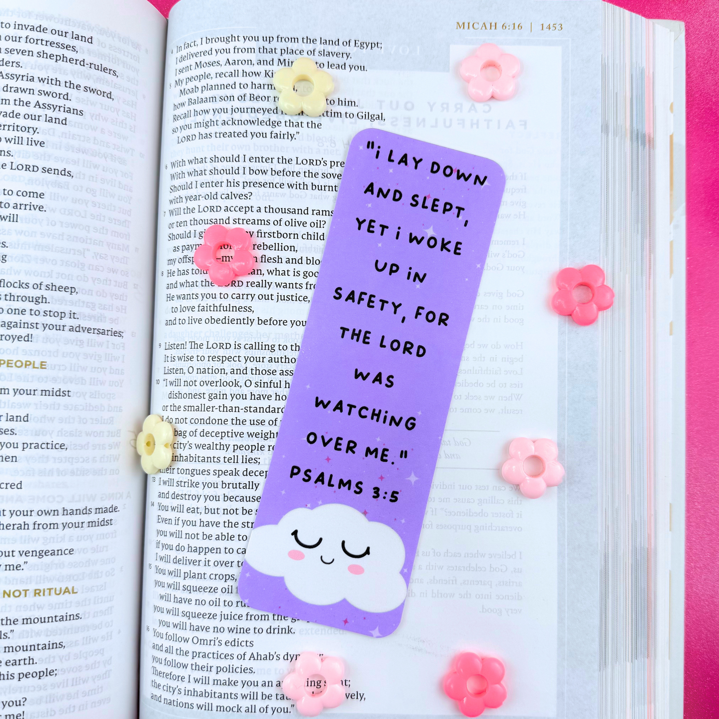 Psalms 3:5 Bookmark