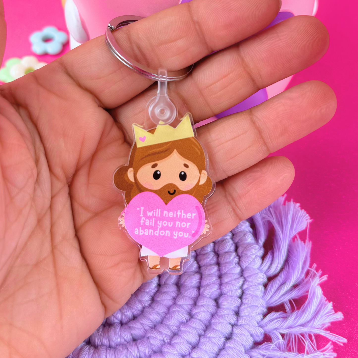 Cute Jesus, Acrylic Keychain