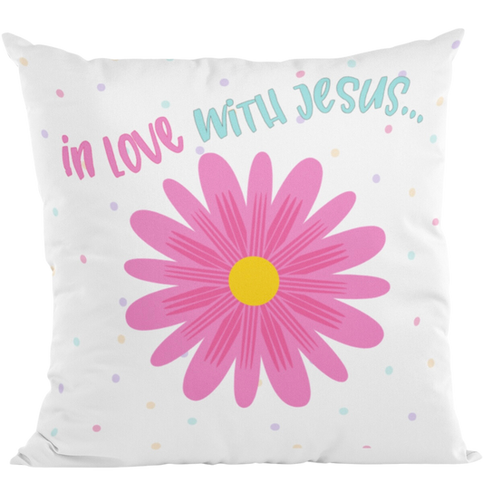 In love with Jesus Decorative Pillow
