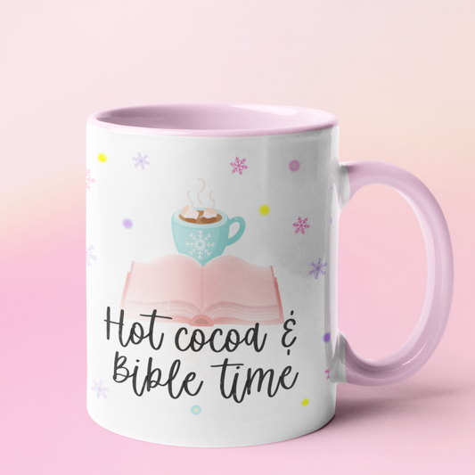 Hot cocoa and Bible time 11 oz. Mug