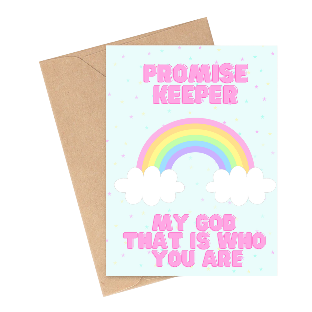 Promise keeper 5"x7" Greeting Card