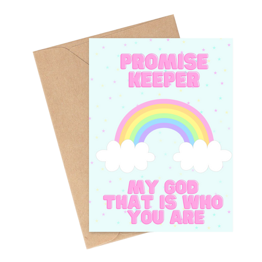 Promise keeper 5"x7" Greeting Card