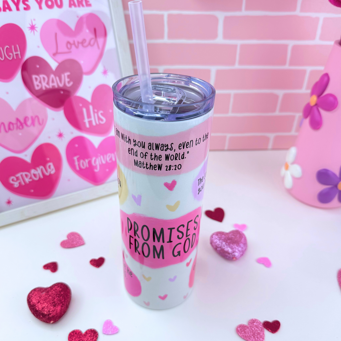 Promises From God Tumbler 20 Oz.