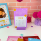 Colorful Desk Calendar with Bible Verse 2025