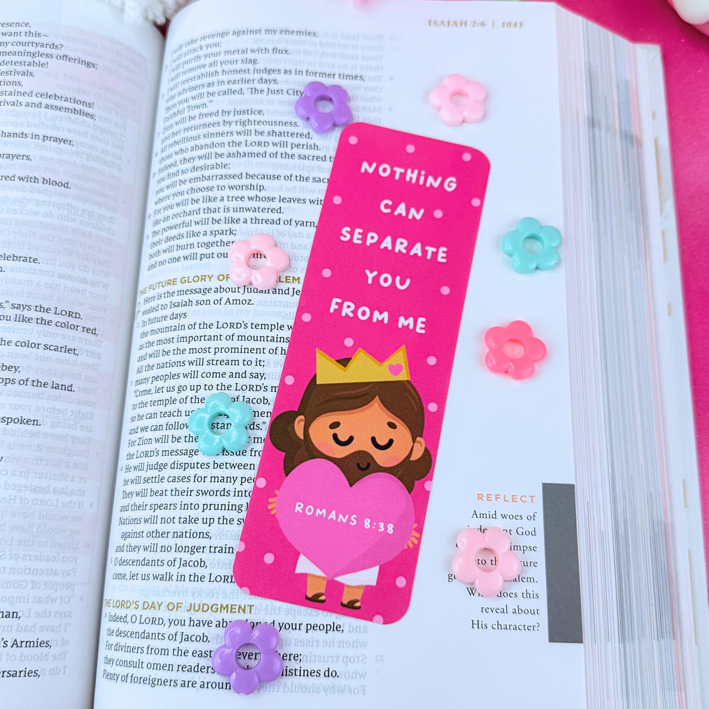 Romans 8:38 Bookmark