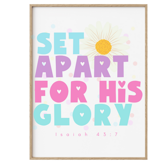 Isaiah 43:7 8"x10" Art Print