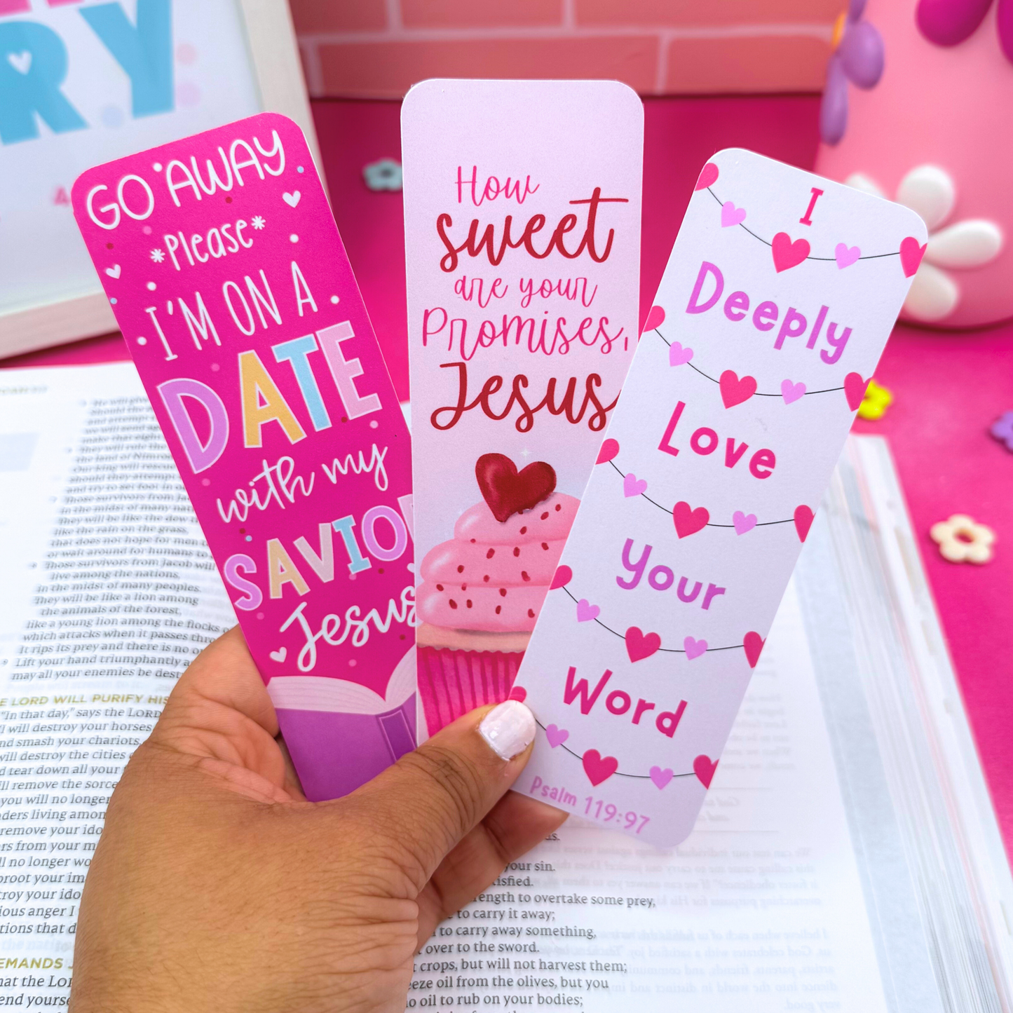 Lovely Bookmark set or (individual)