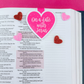 Adorable Valentine's Theme Magnetic Bookmarks (Set or Indiviual)