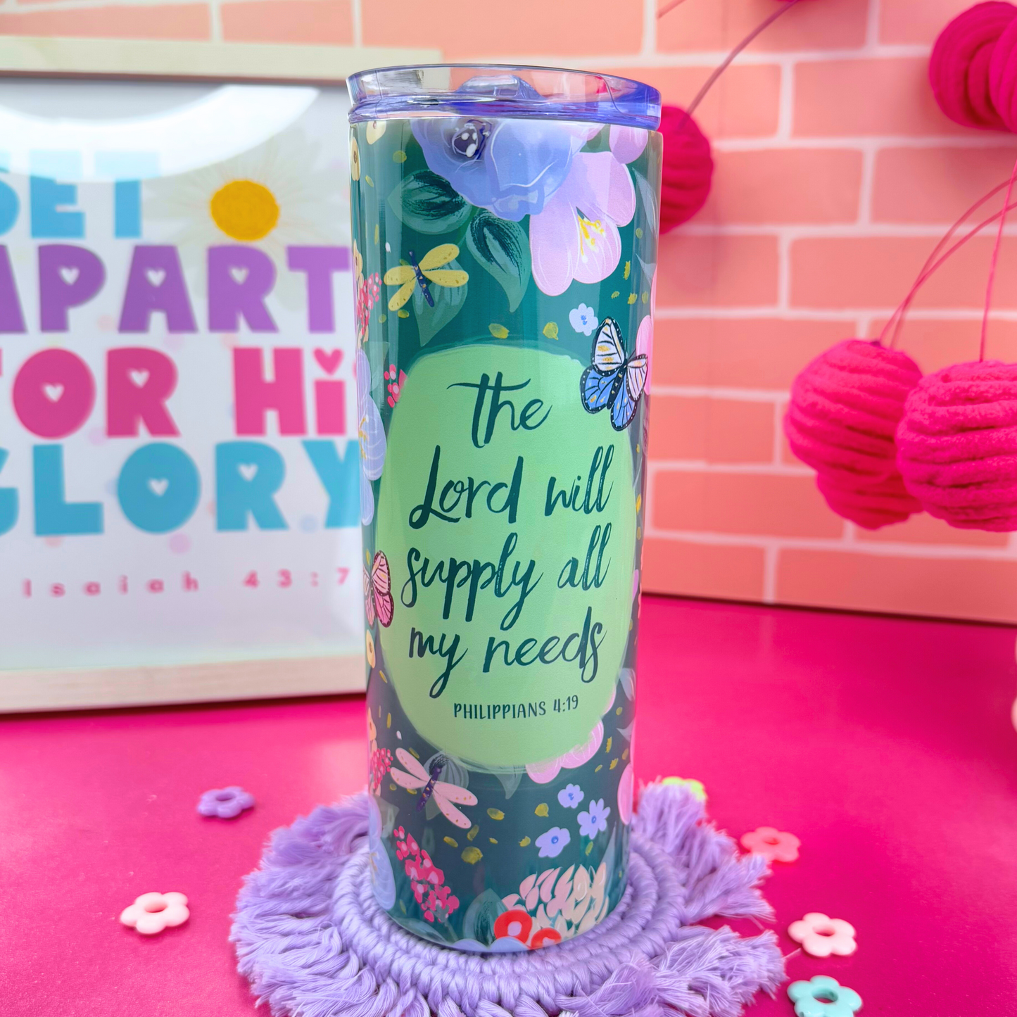 Philippians 4:19 Tumbler 20 Oz.