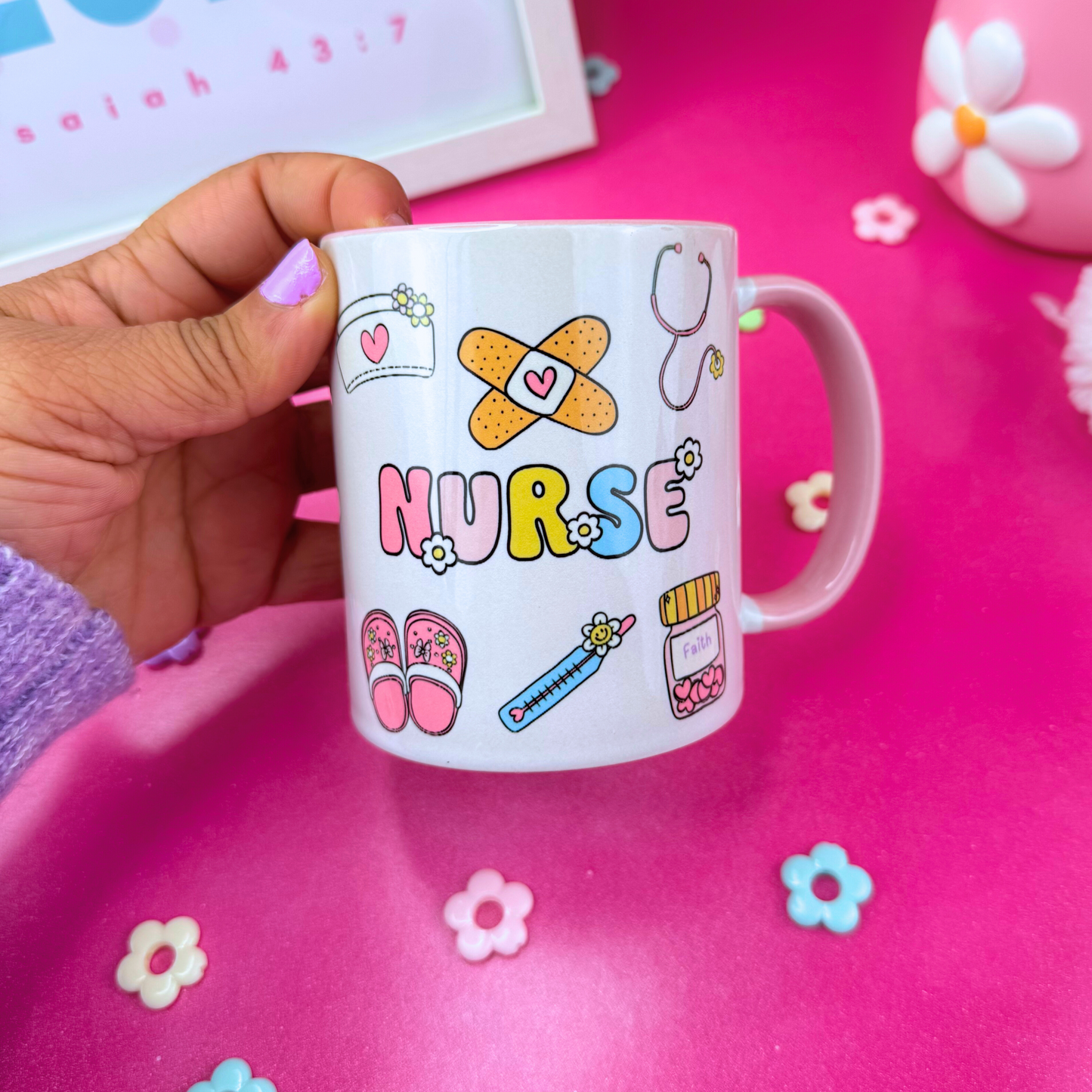 Proverbs 31:13 Nurse Theme 11 oz. Mug