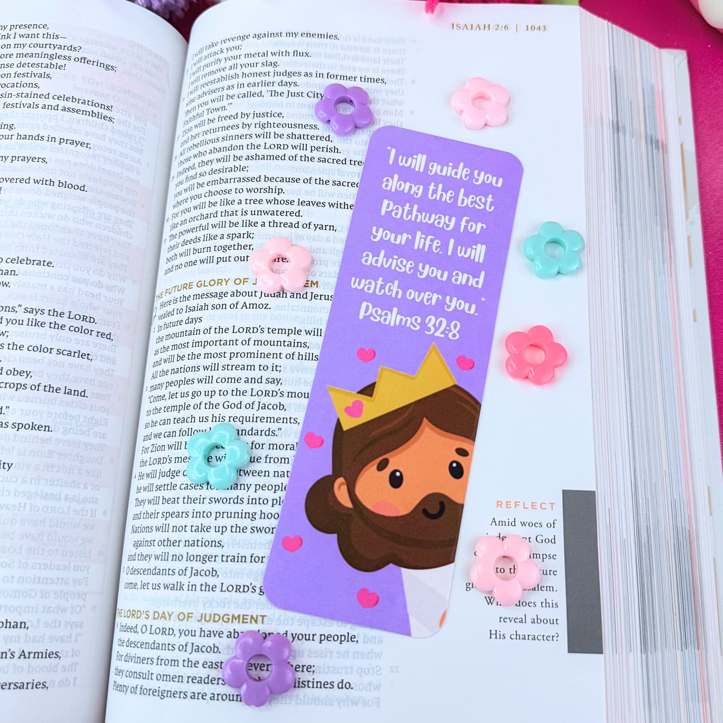 Psalms 32:8 Bookmark