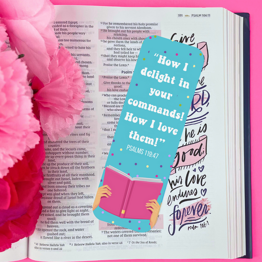 Colorful Biblical message #2 Bookmarks Set of 3