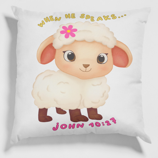 Elija la almohada decorativa de Jesús