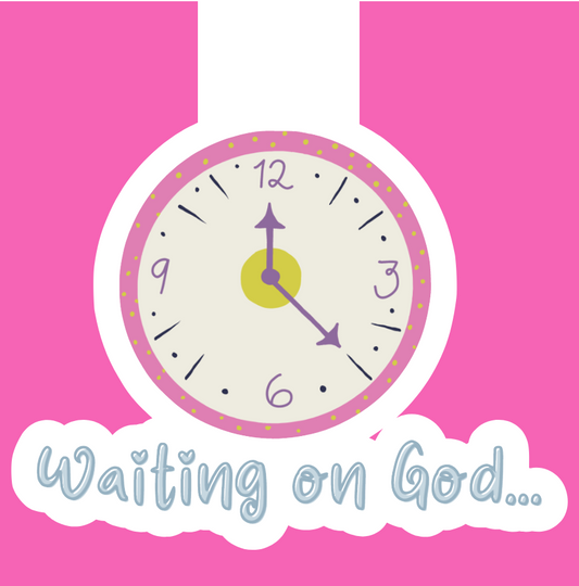 Esperando en Dios Marcador Magnético