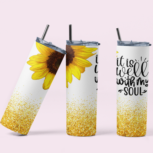 IT IS WELL WITH MY SOUL TUMBLER 20 OZ.