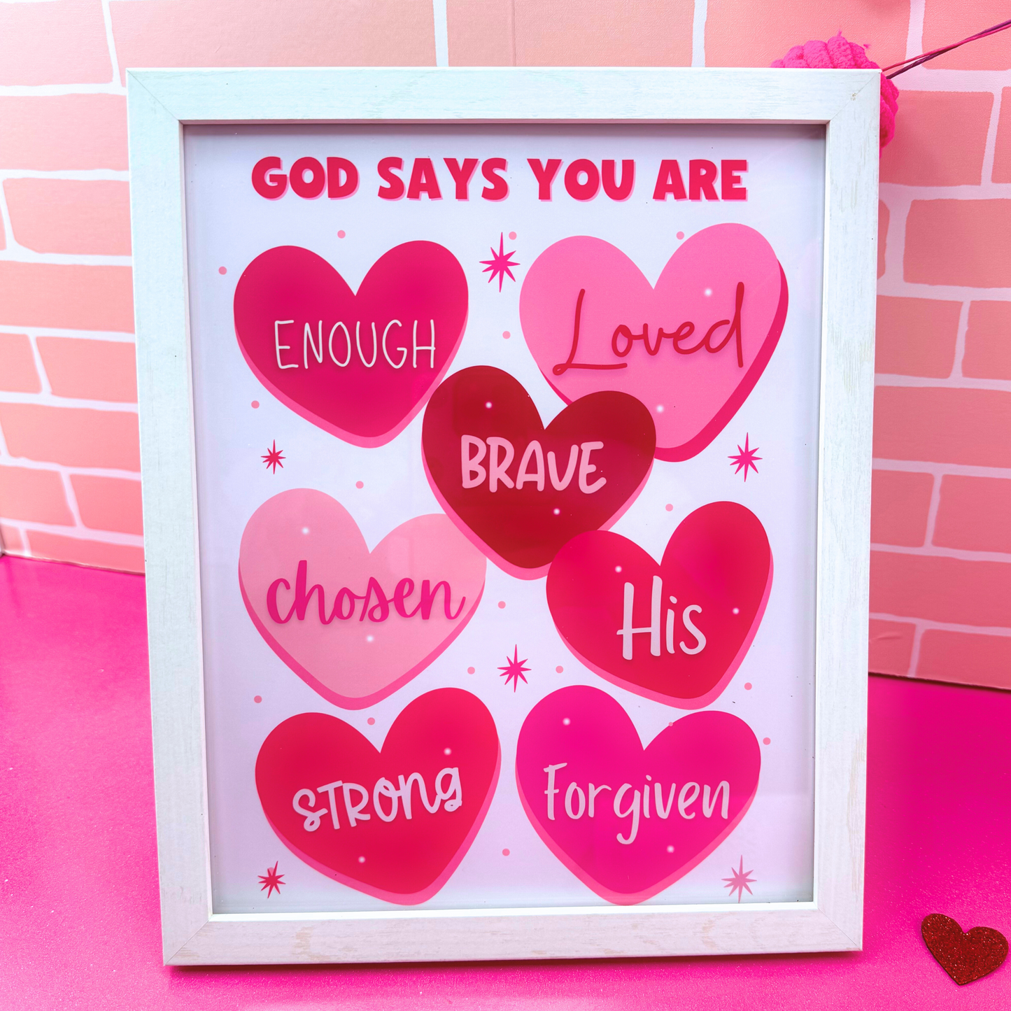 God Says You Are Art Print