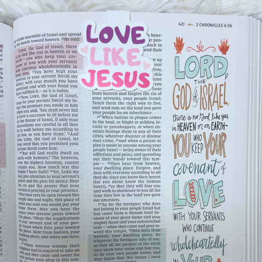 Love Like Jesus Magnetic Bookmark