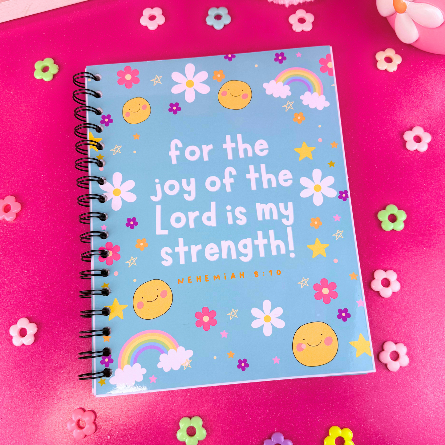 The Joy of the Lord is my Strength 7"x9" Notebook